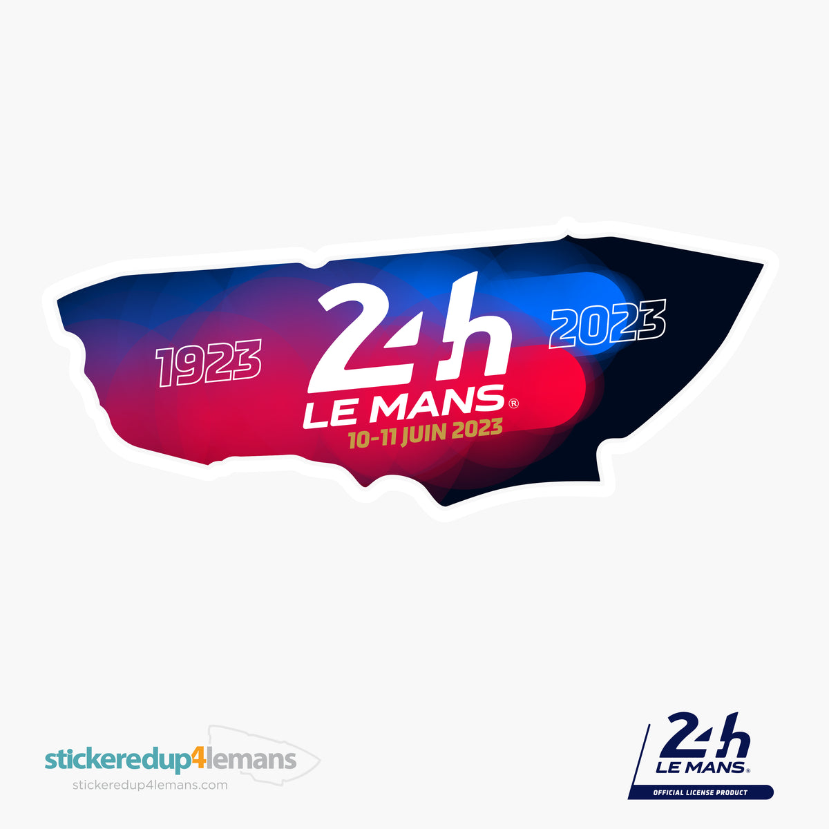 Official Le Mans 24h 2023 Commemorative Window Sticker
