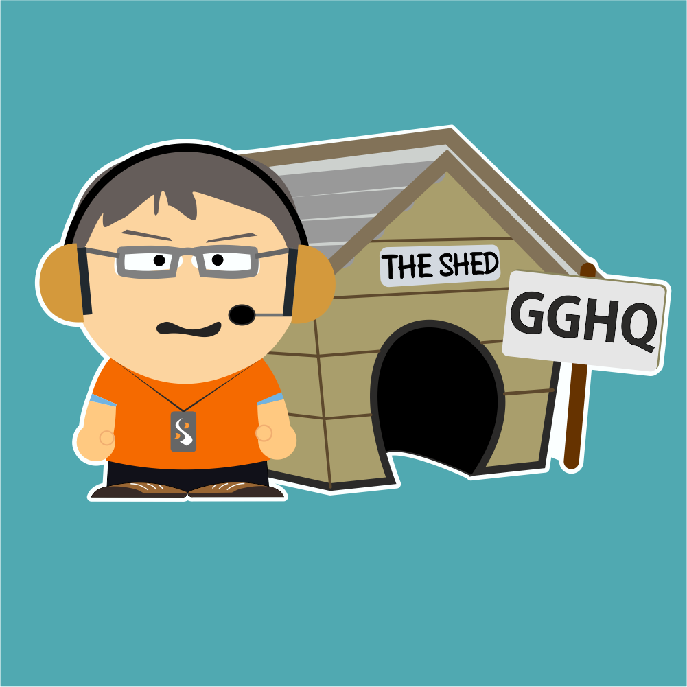 Graham 'GG' Goodwin Cartoon - Radiolemans - StickeredUp4LeMans