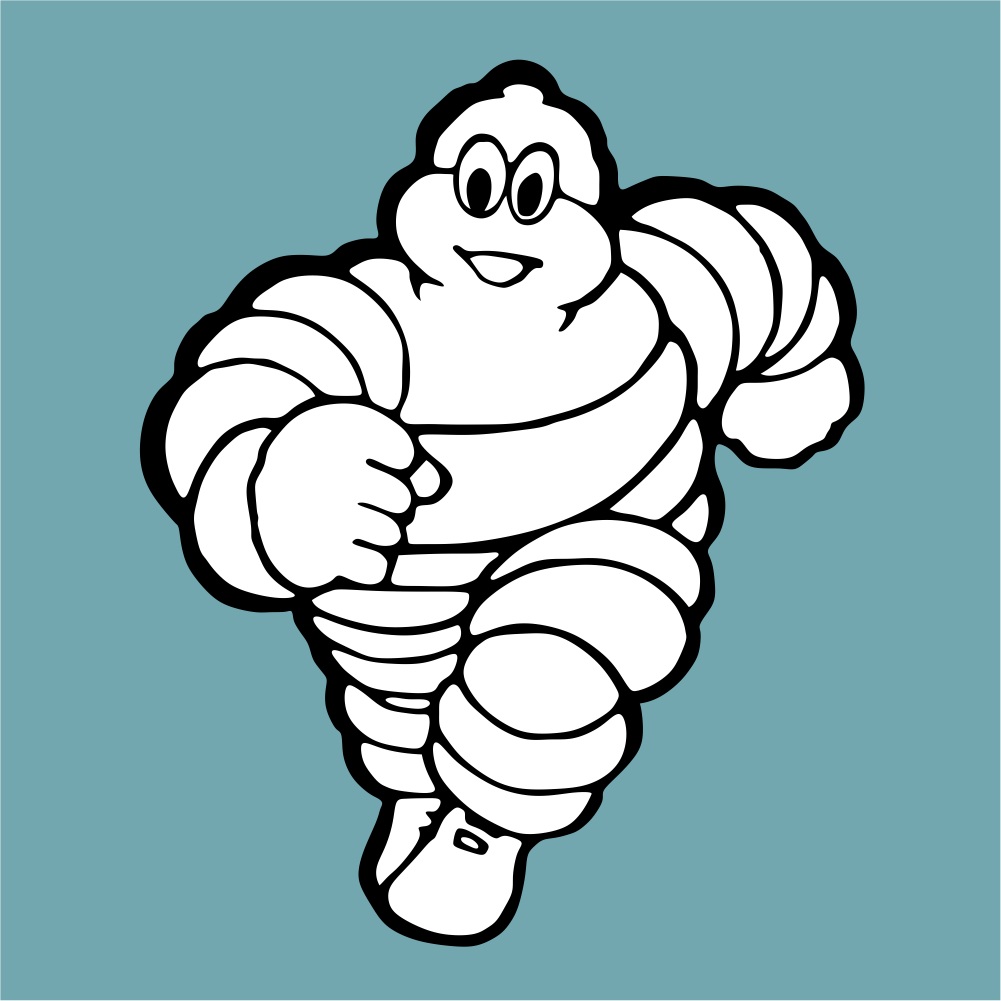 Michelin Running Man - Sponsor Logo - StickeredUp4LeMans