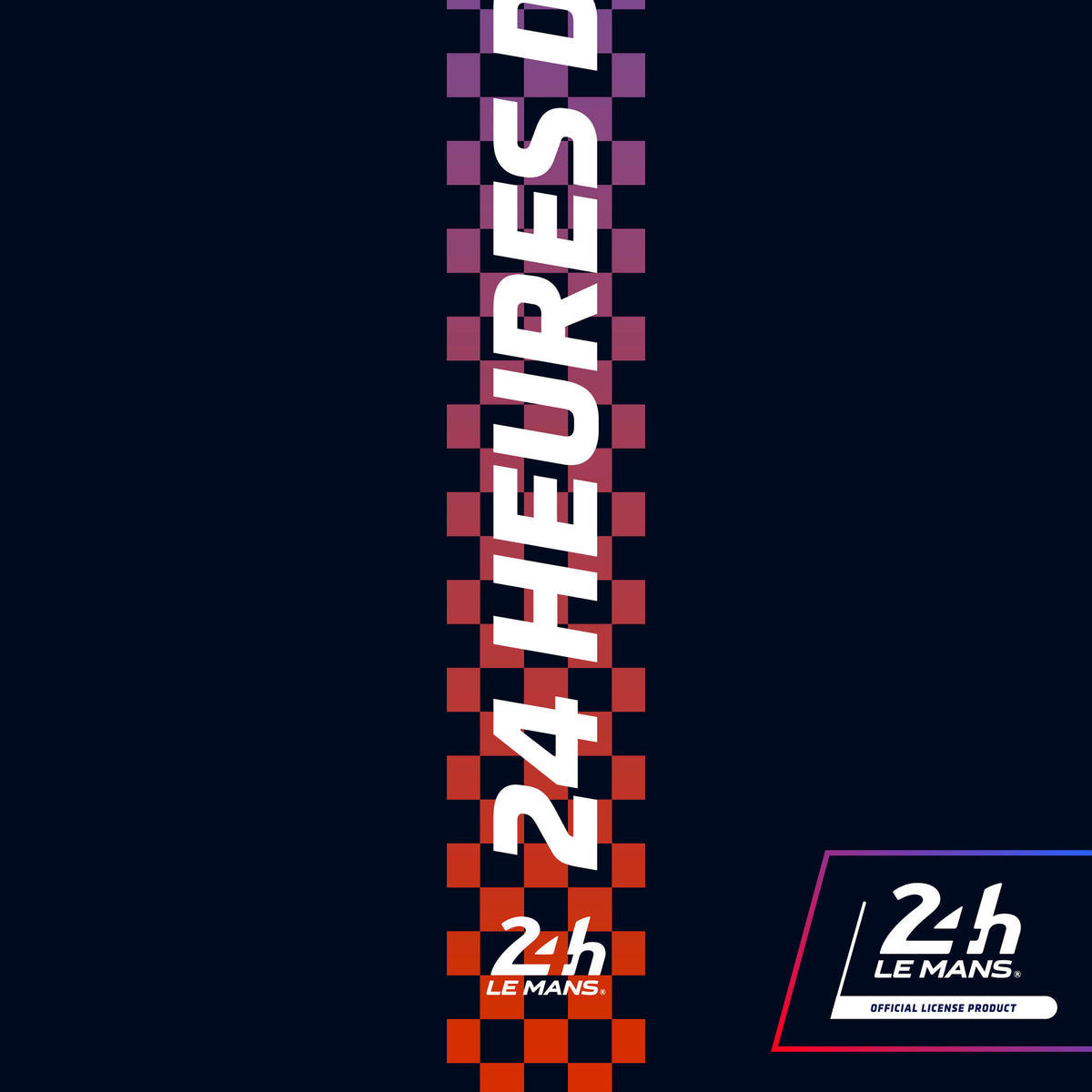 Official 24h Chequered Stripe
