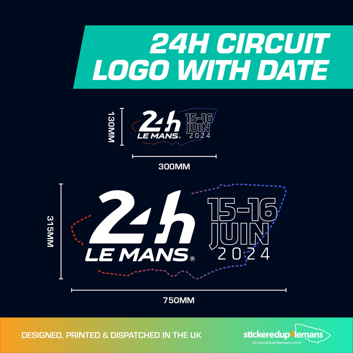 Official 24h Circuit Logo with Date - 2024