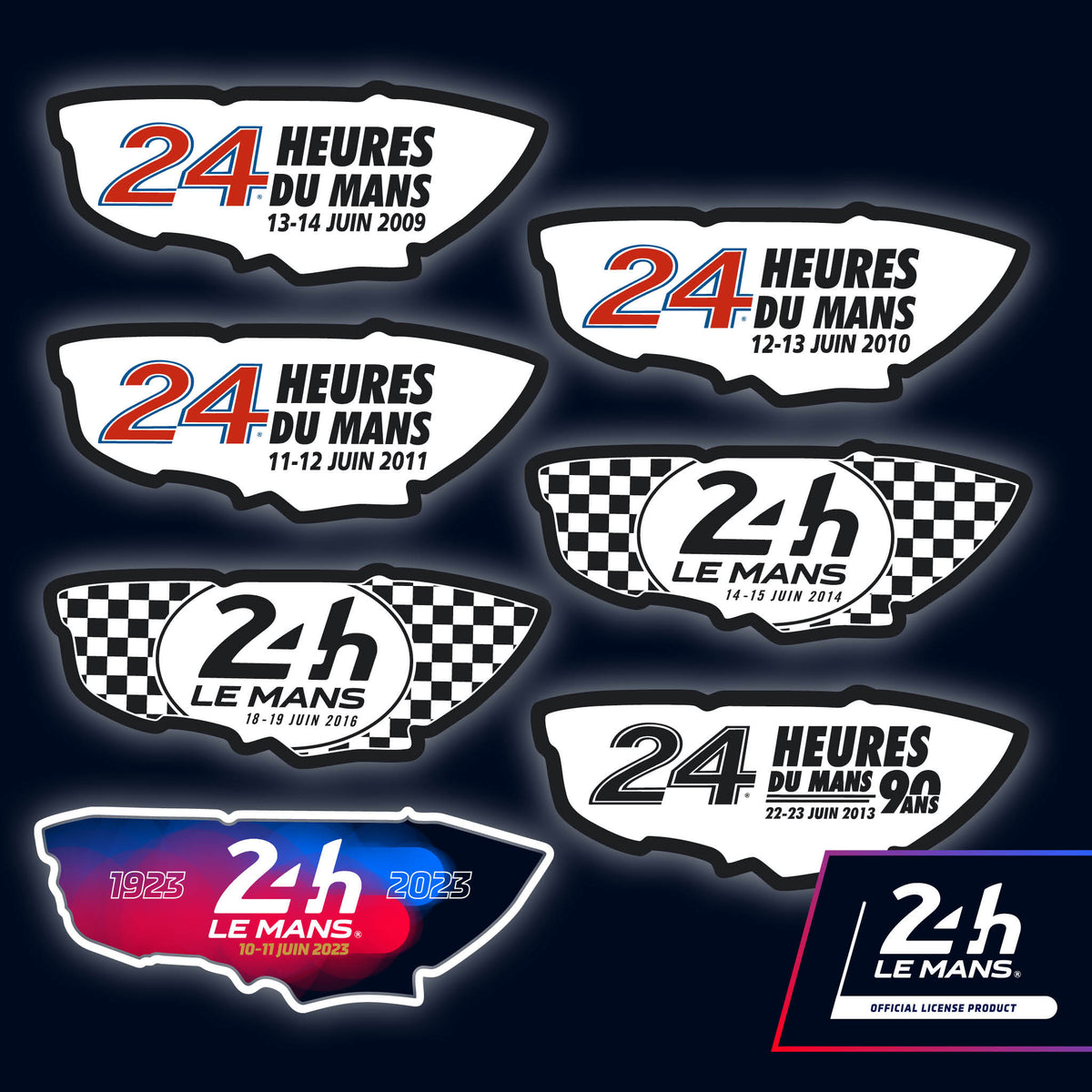 Le Mans 24h Commemorative Year Window Sticker