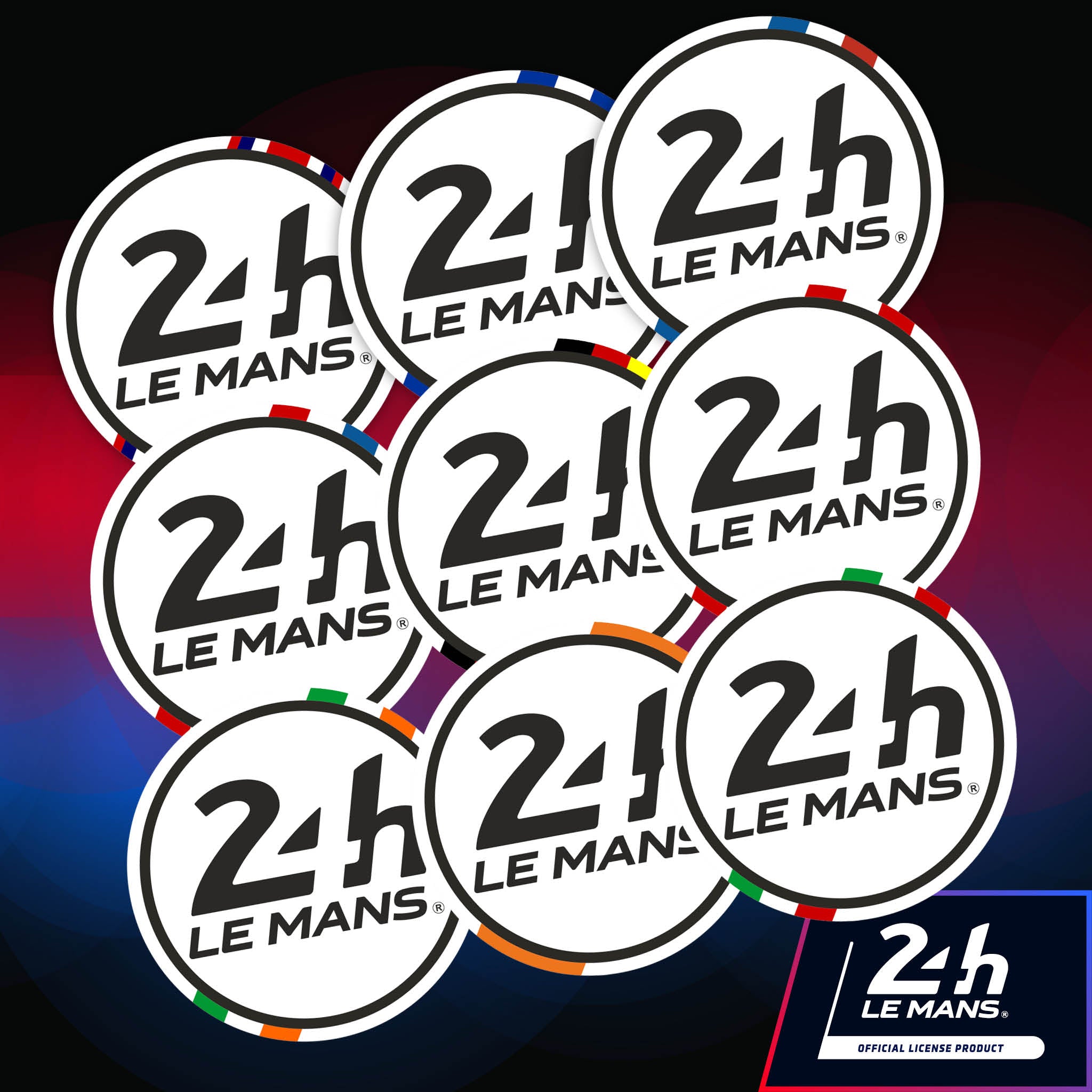Official Le Mans 24h Le Mans Racing Door Roundels 395mm diameter (Pair ...
