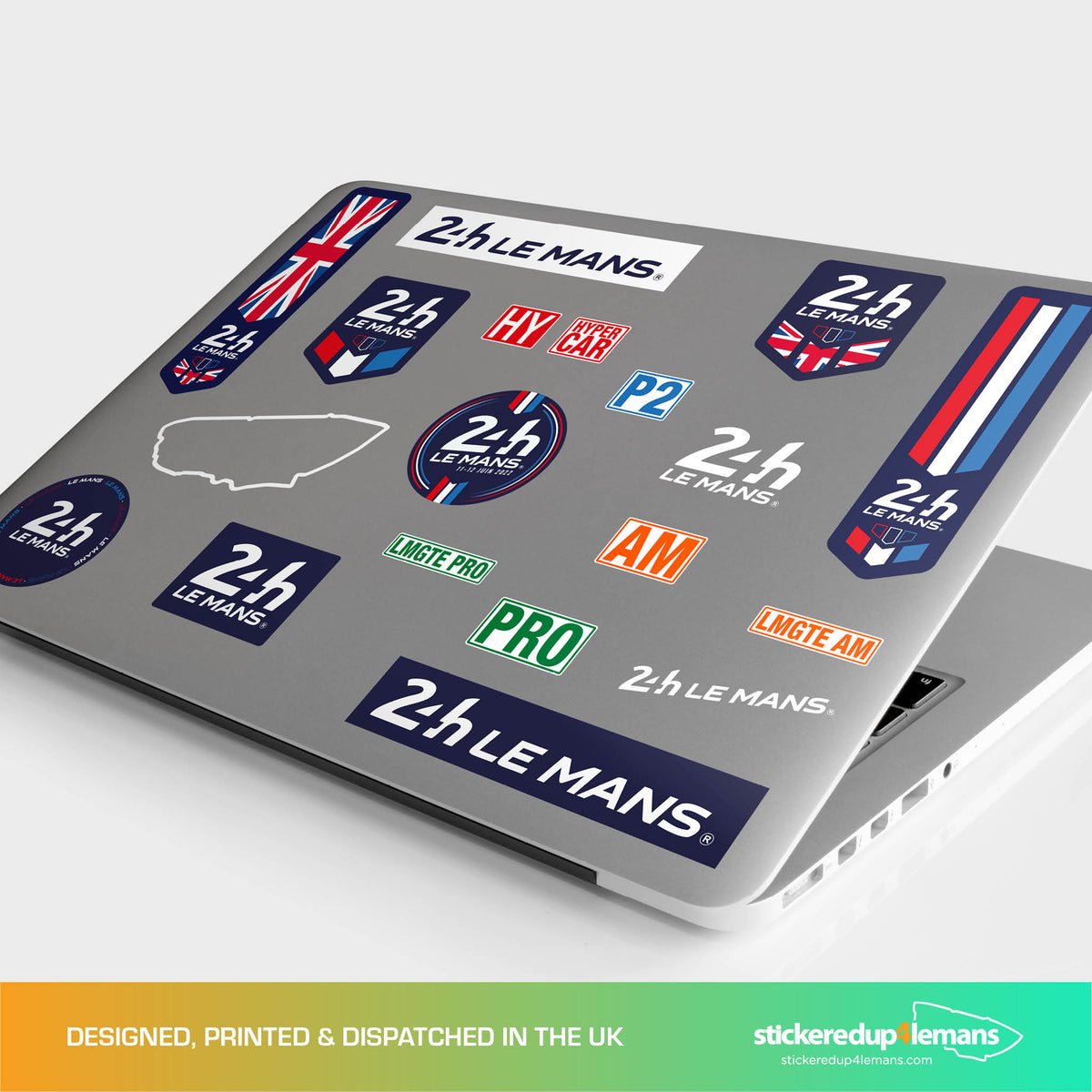 Official Le Mans Laptop Sticker Pack