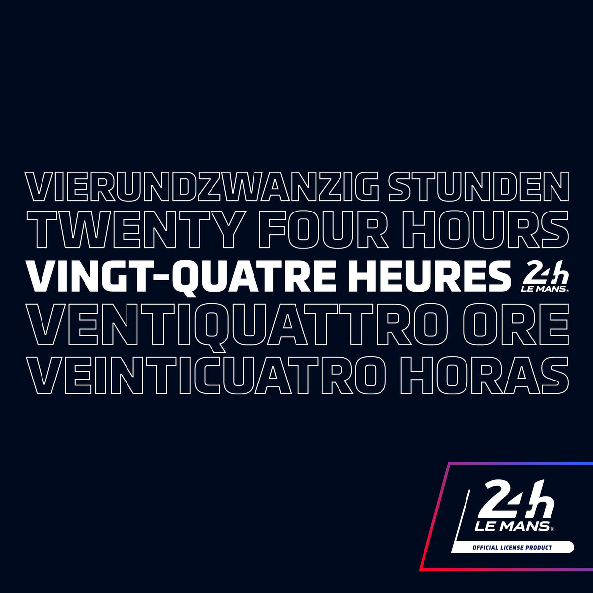 Official 24h Le Mans Multi-Language Text