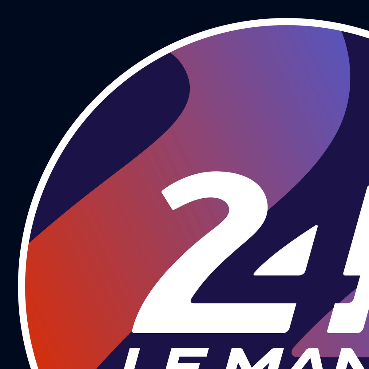 Official Le Mans 24h Logo Roundel Sticker