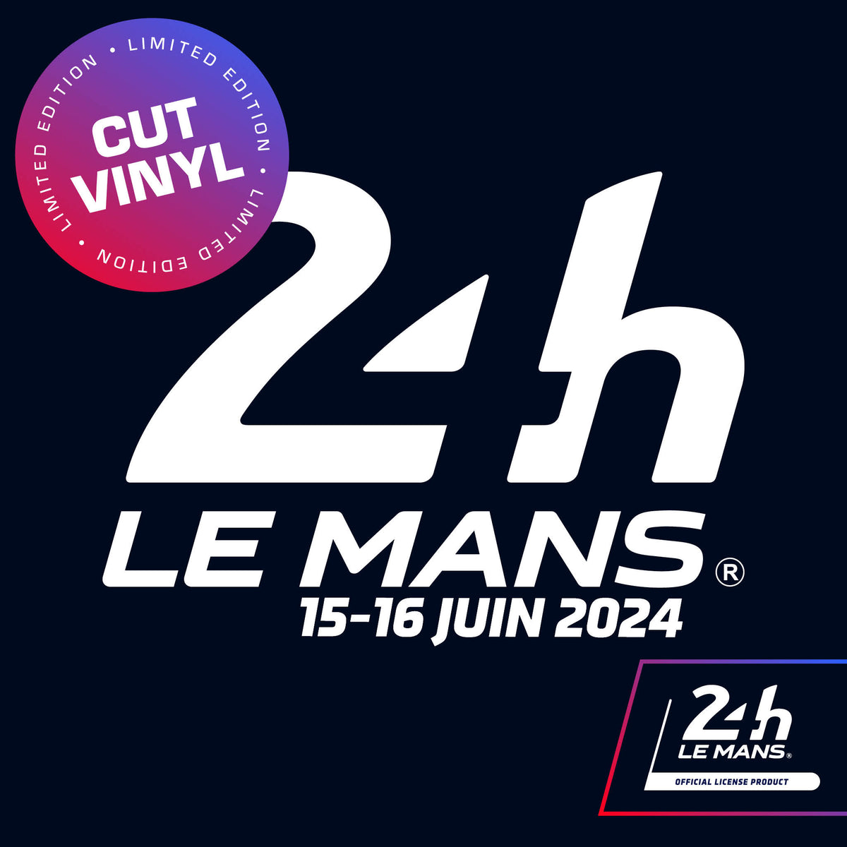 Official Le Mans 24h Le Mans &amp; Dates - LIMITED EDITION CUT VINYL