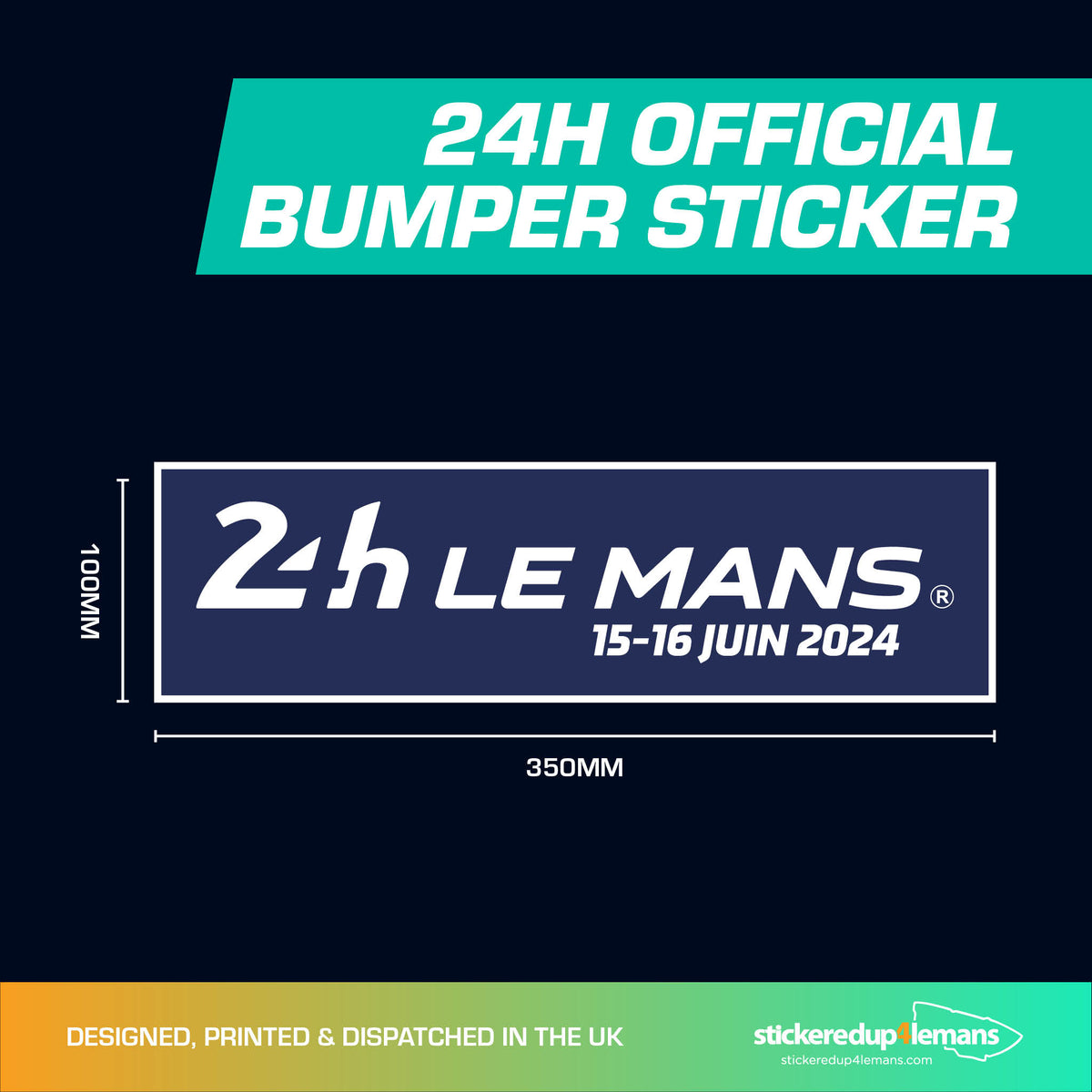 Official Le Mans Bumper Sticker