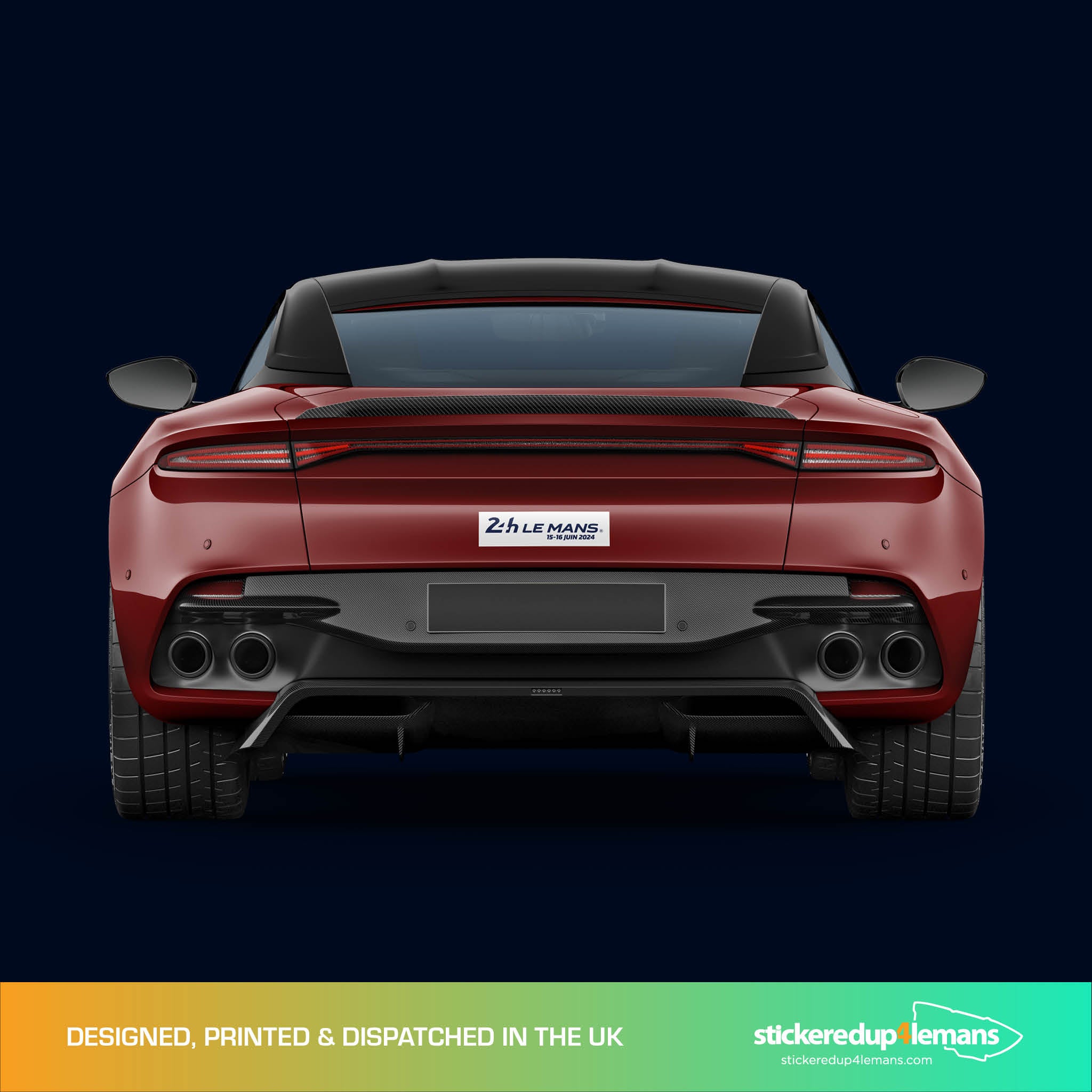 Official Le Mans Bumper Sticker StickeredUp4LeMans