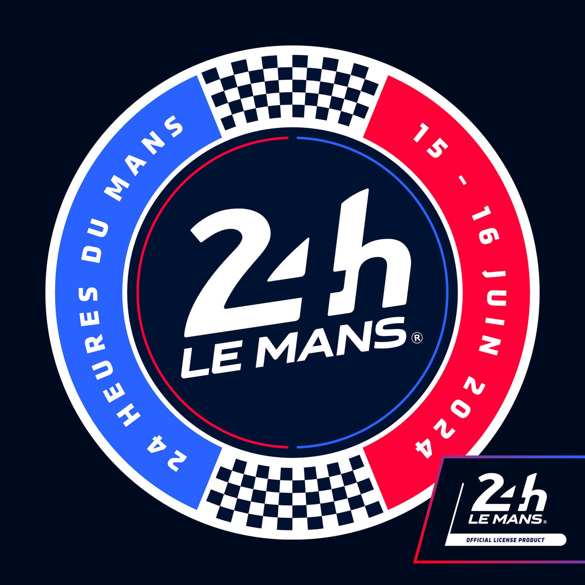 Official Le Mans Tricolore Le Mans Roundel Sticker