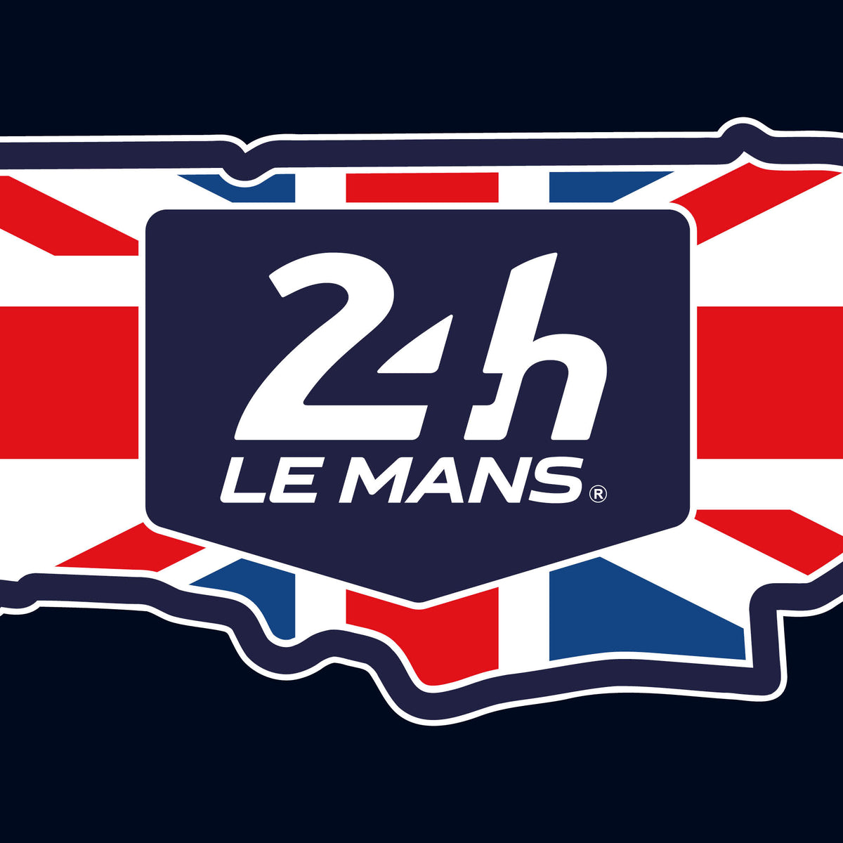 Official Le Mans Union Flag Circuit Sticker