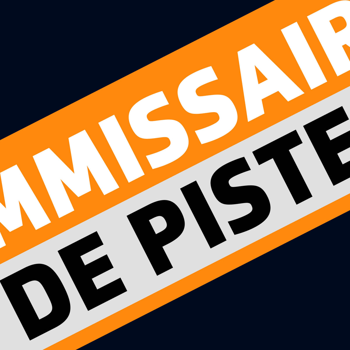 Commissaire de Piste Le Mans Marshal Sticker Mk2