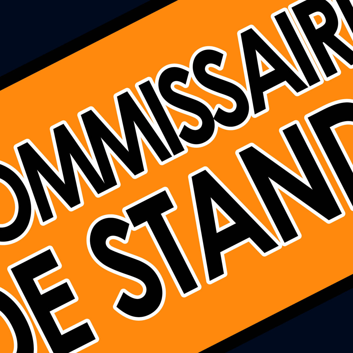 Commissaire de Stands Le Mans Marshal Sticker