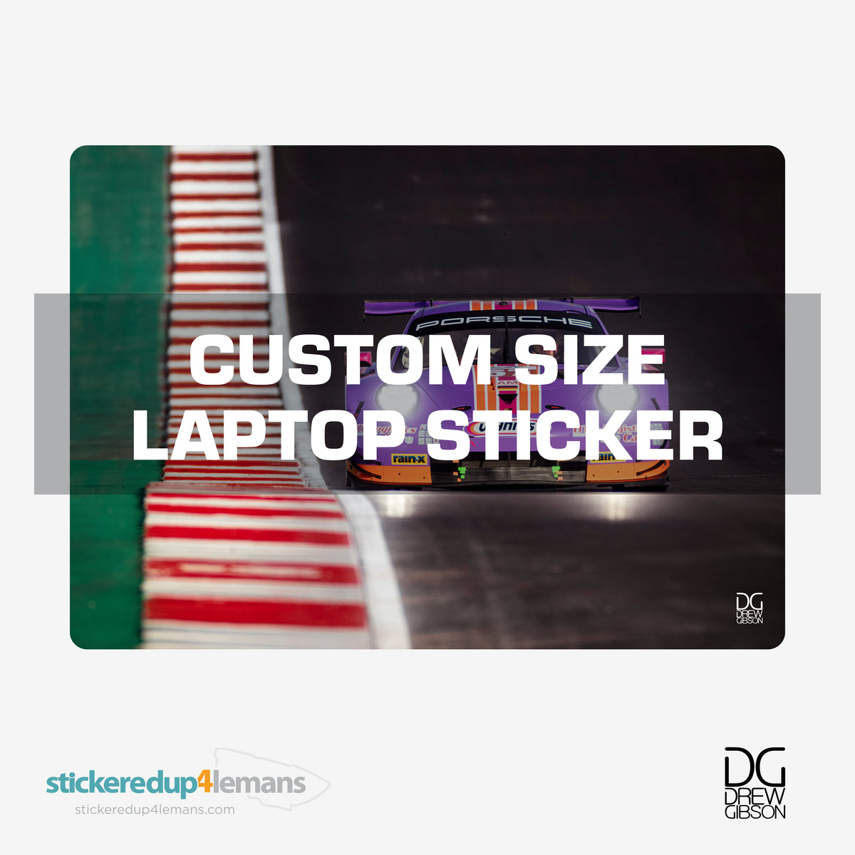 DG #009 Custom Size Laptop Sticker