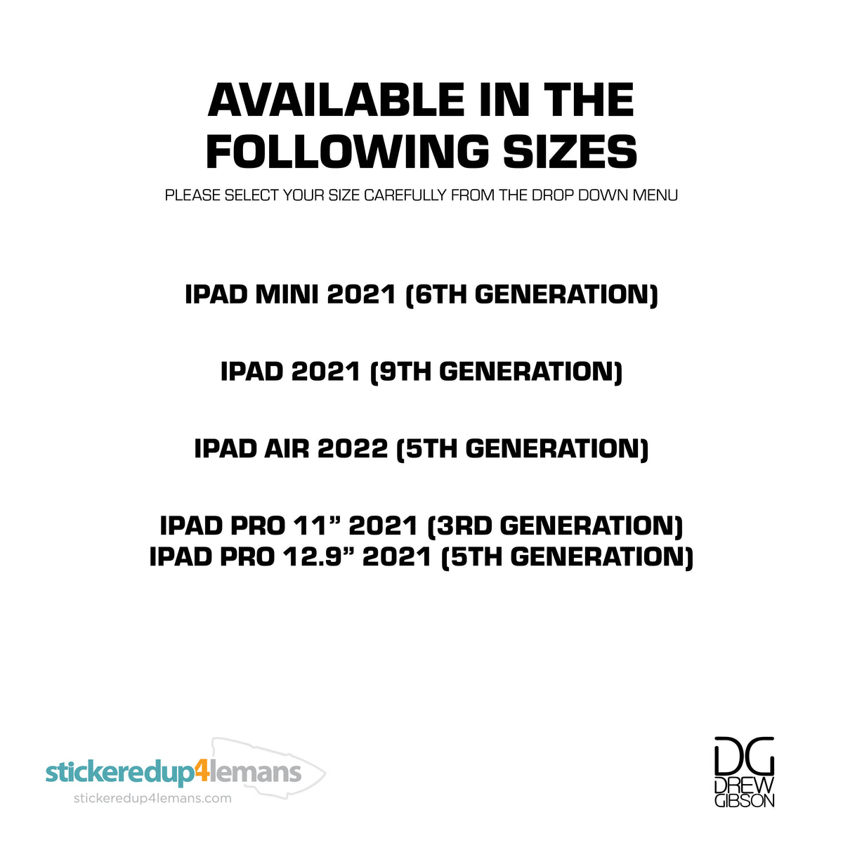 DG #012 iPad Sticker