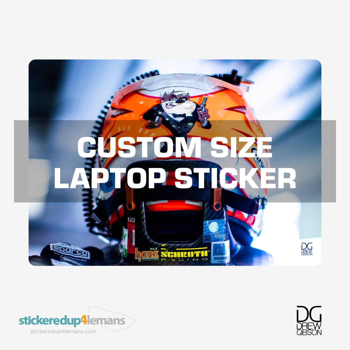 DG #015 Custom Size Laptop Sticker
