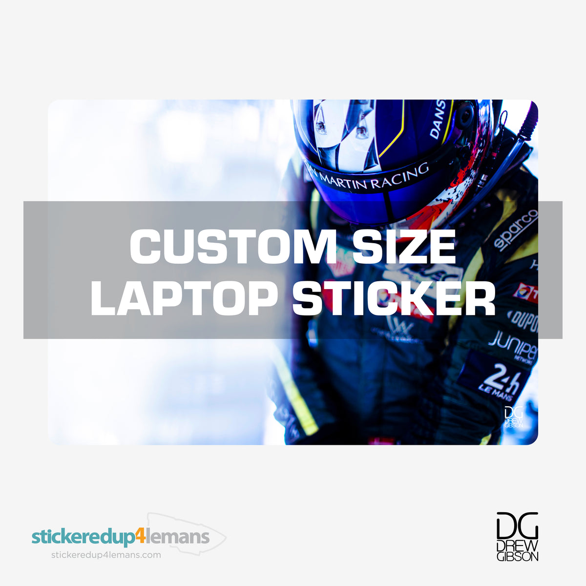 DG #020 Custom Size Laptop Sticker