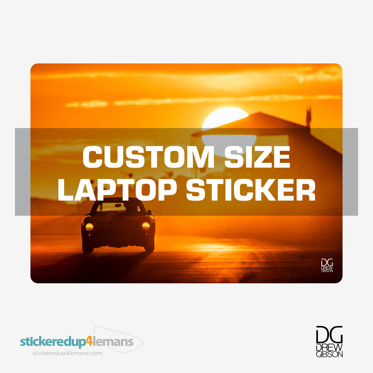 DG #029 Custom Size Laptop Sticker