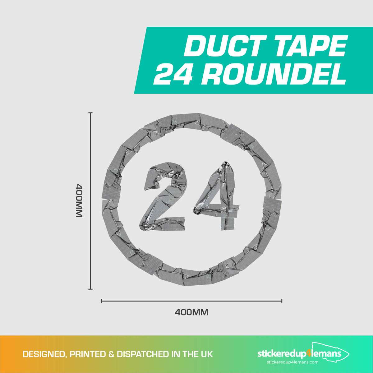 Duct Tape &#39;24&#39; Roundel - Pair