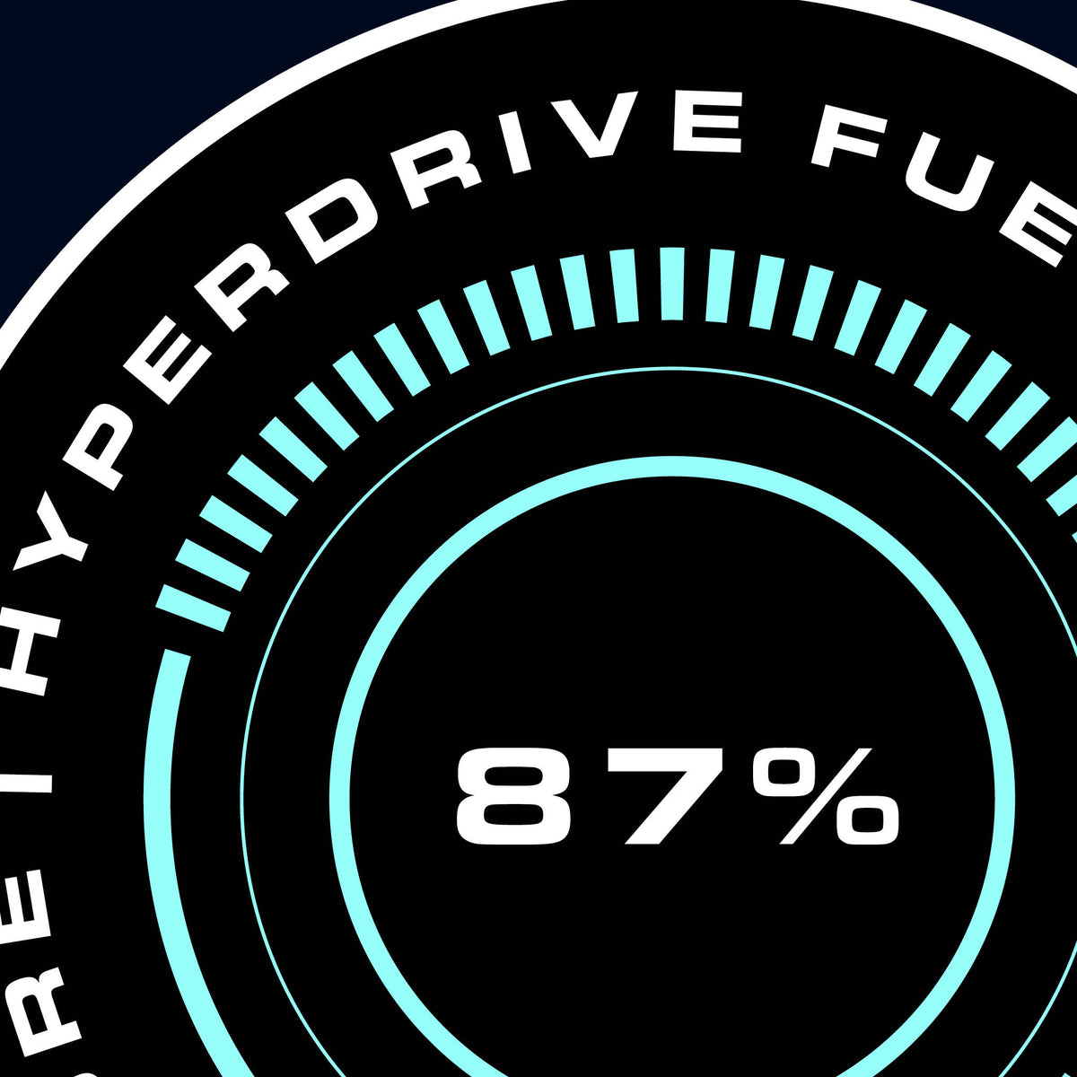 Sticker Hyper Hyperdrive Roundel Bumper Sticker - StickeredUp4LeMans