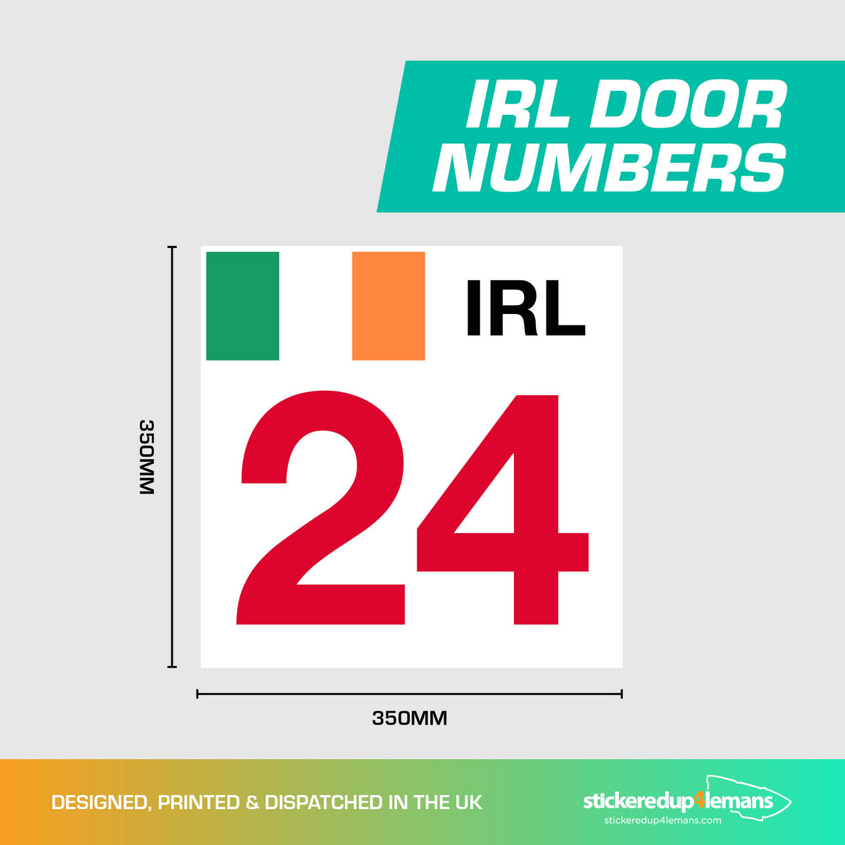 IRL Door Numbers (Pair)