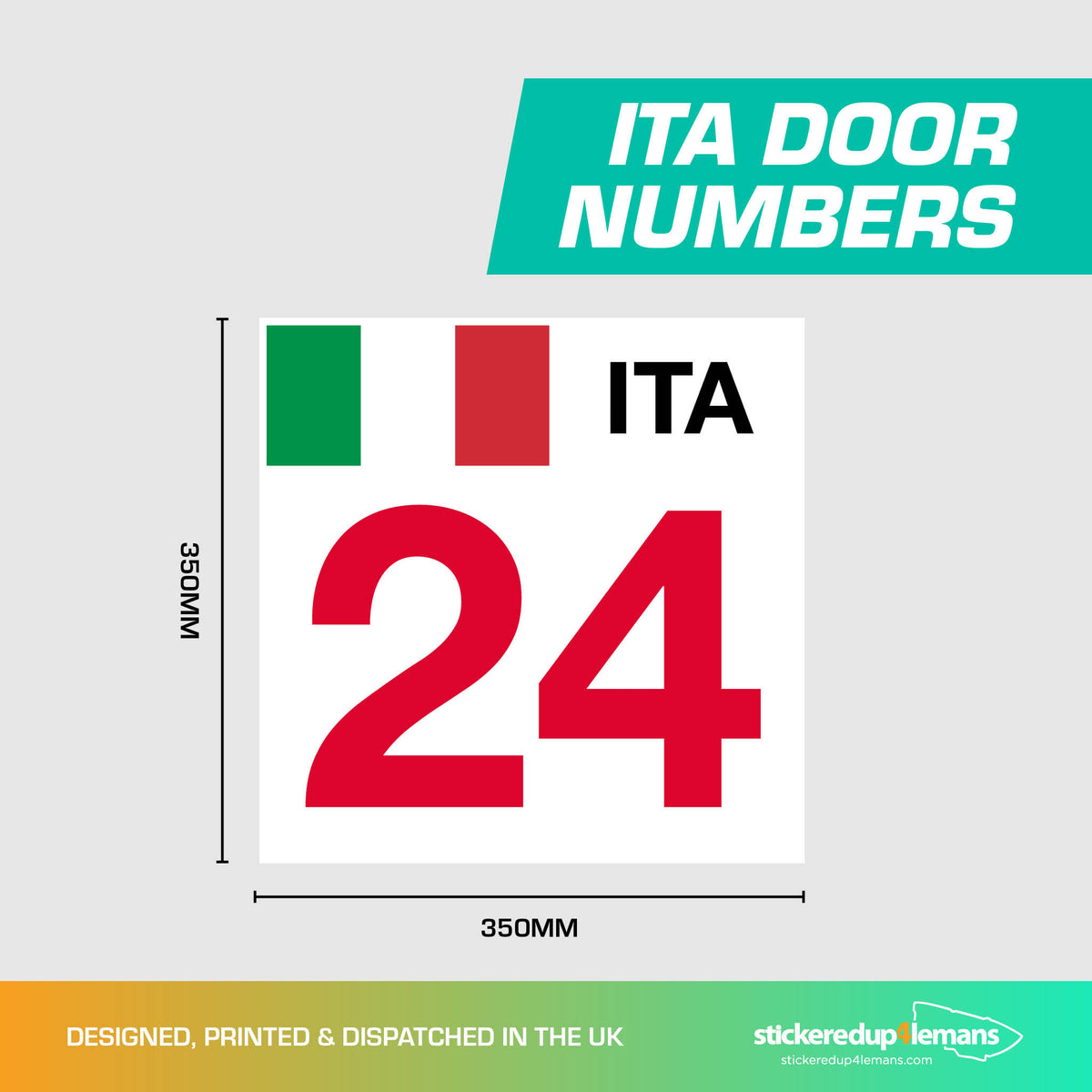 ITA Door Numbers (Pair)