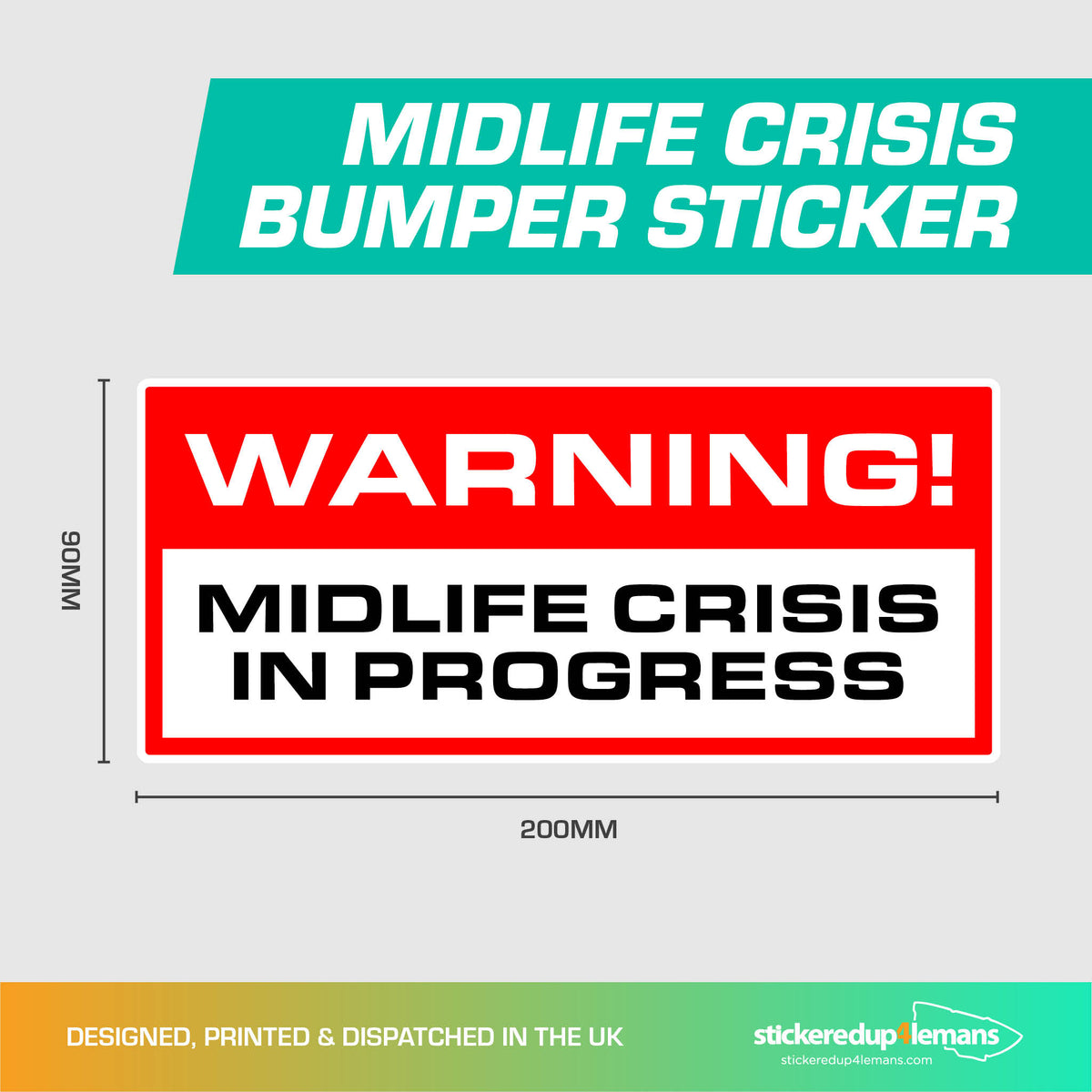 Warning! Midlife Crisis in Progress