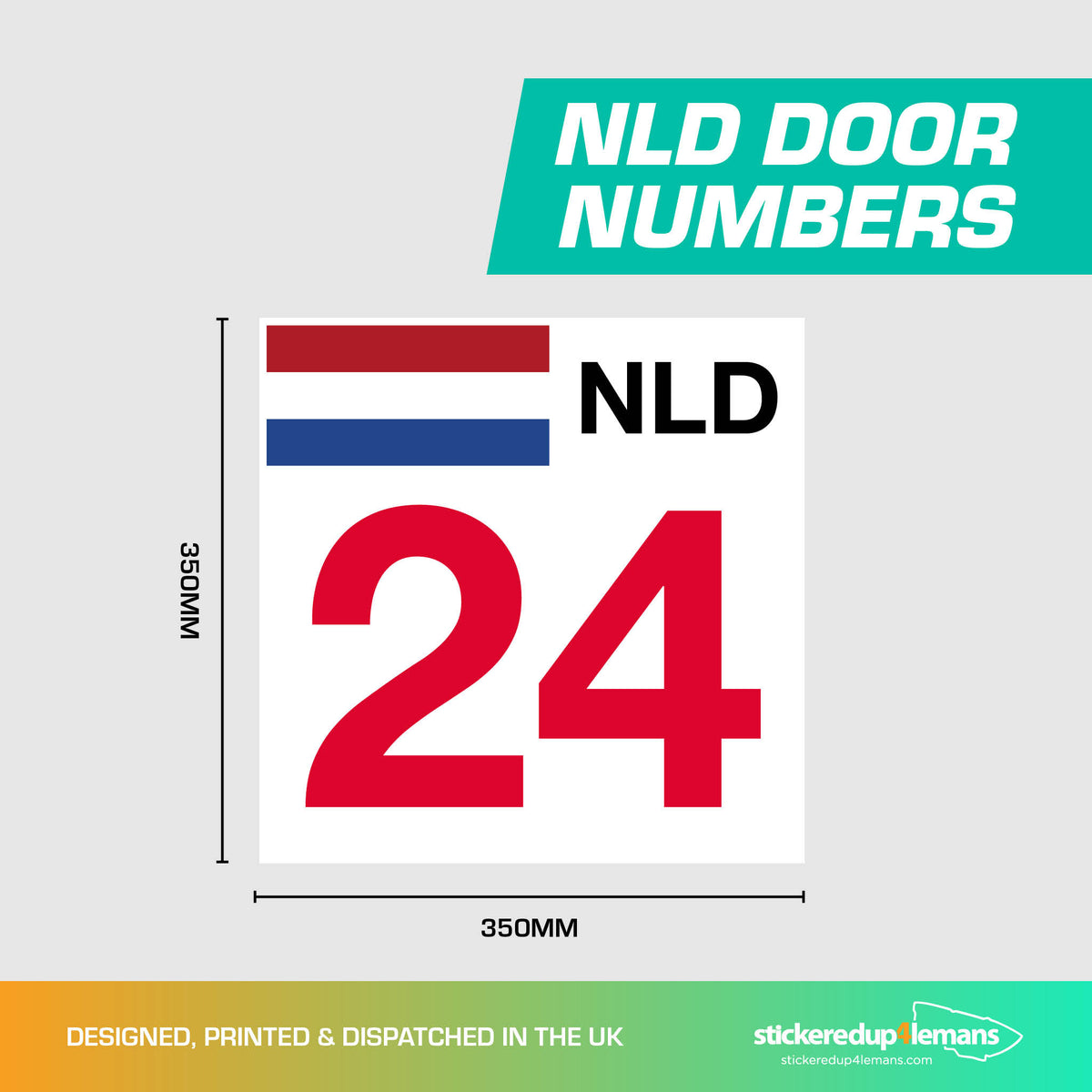 NLD Door Numbers (Pair)