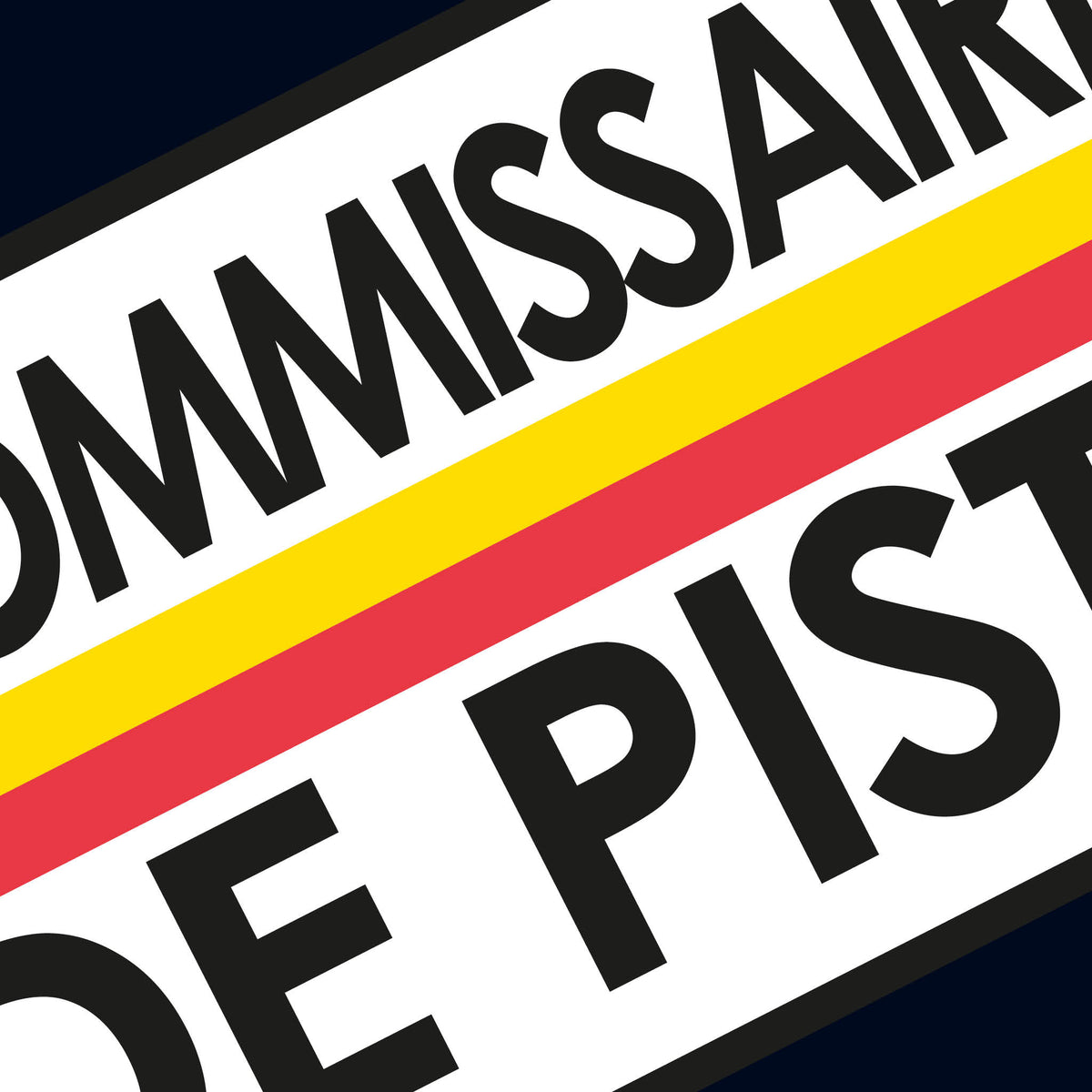 Vintage Commissaire de Piste Le Mans Marshal Sticker