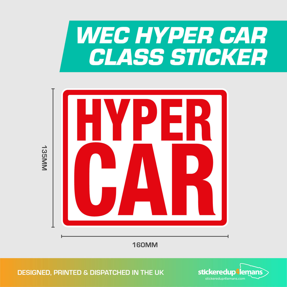 Le Mans Class Sticker - HYPERCAR