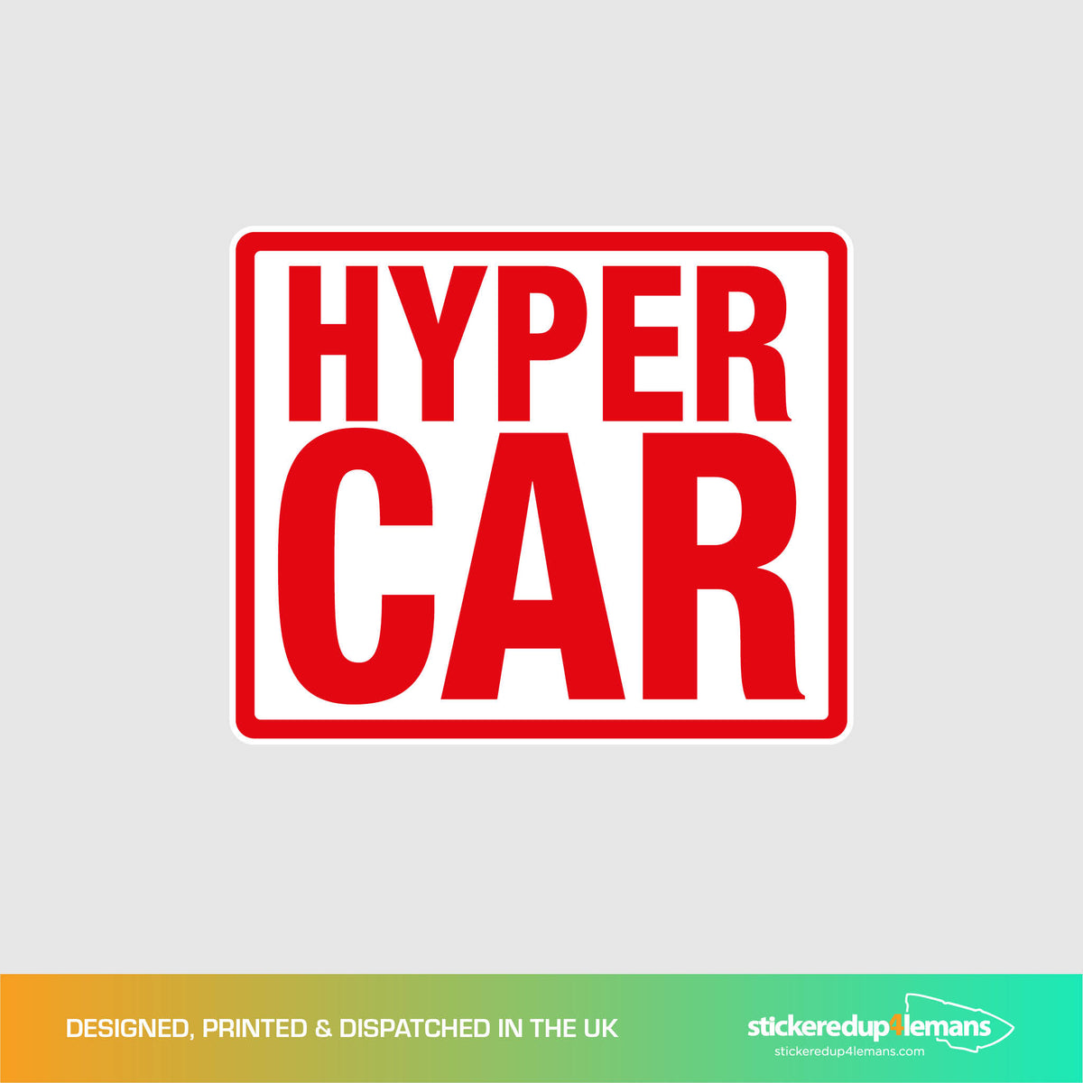 Le Mans Class Sticker - HYPERCAR - StickeredUp4LeMans