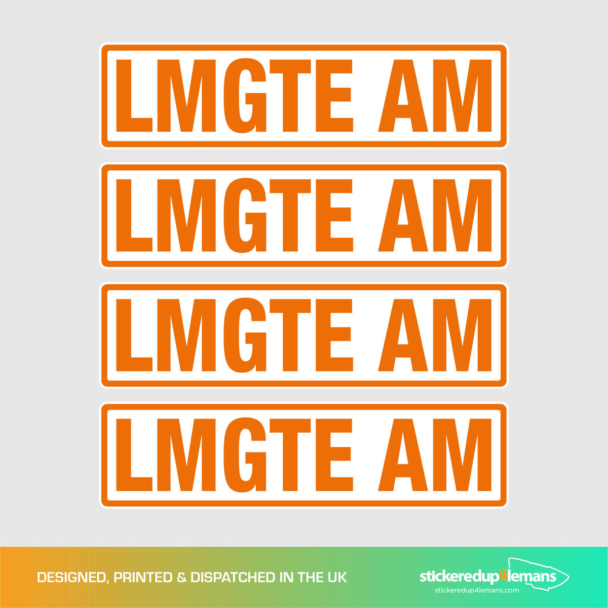 Le Mans Class Sticker - LMGTE AM