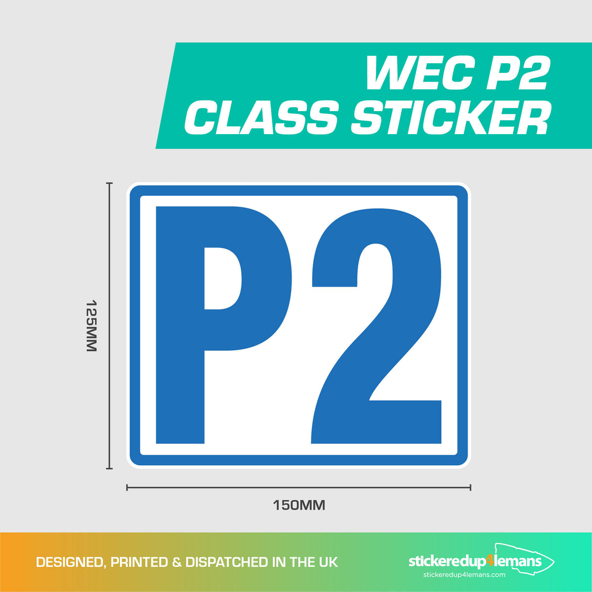 Le Mans Class Sticker - P2