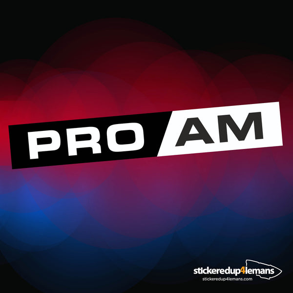 Pro Am Sticker Le Mans Class Sticker - PRO AM - StickeredUp4LeMans