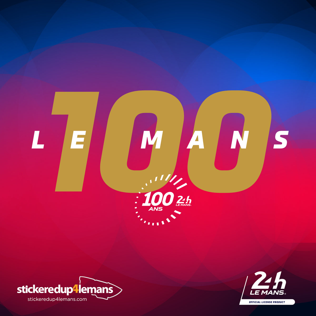 Official Le Mans 24h 100 Le Mans Graphic Sticker
