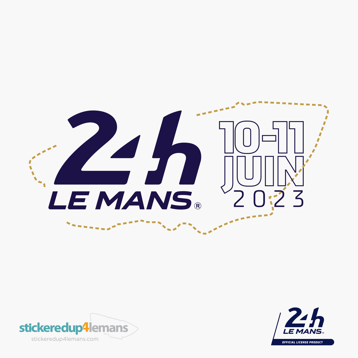 Official Le Mans 24h Circuit Logo with Date