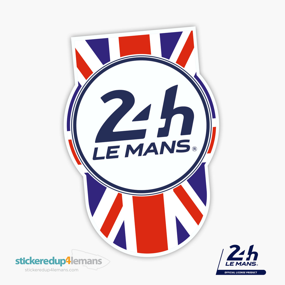 Official Le Mans Door Flag Tab Stickers (Pair)