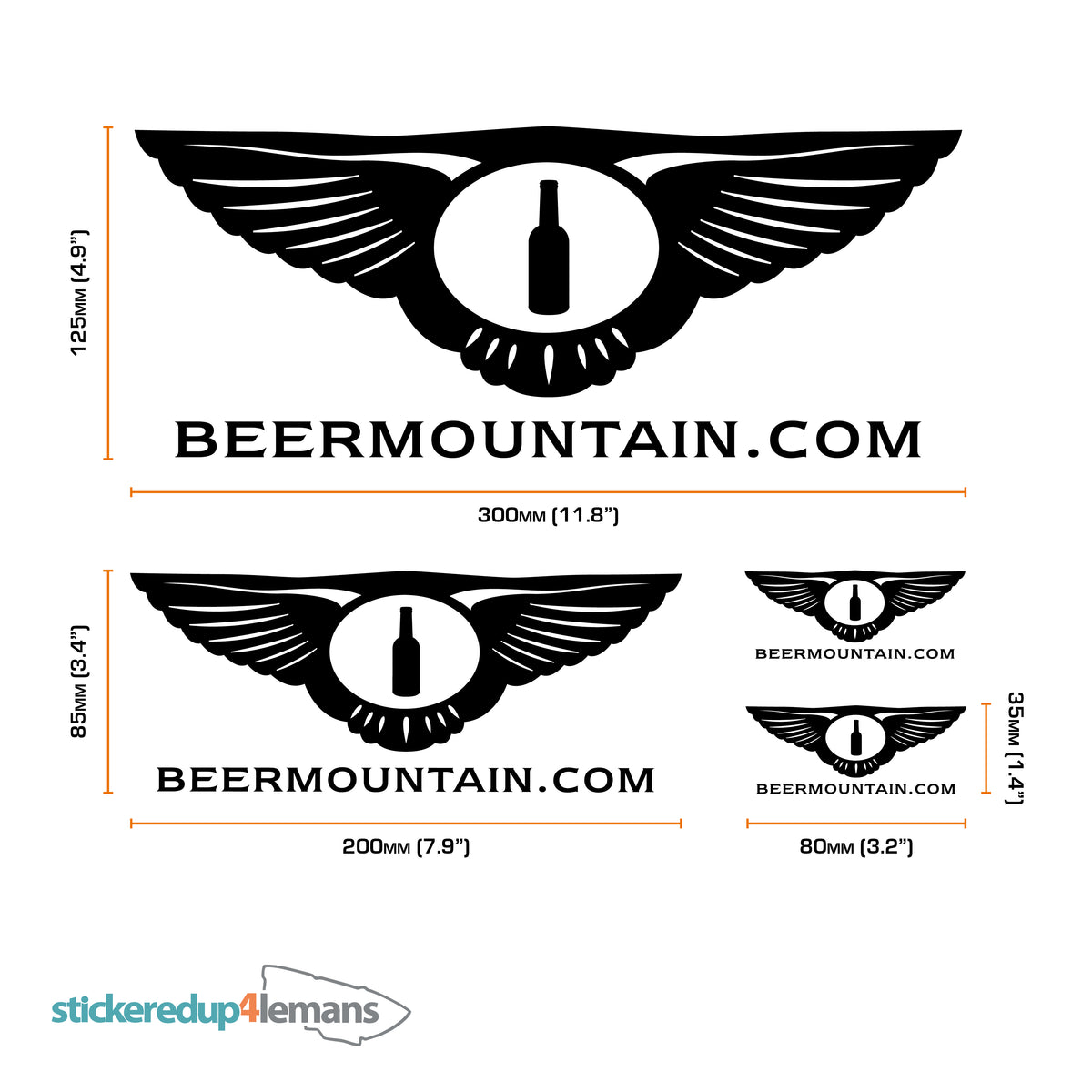 Beermountain Sticker Pack 1 (Small Pack)