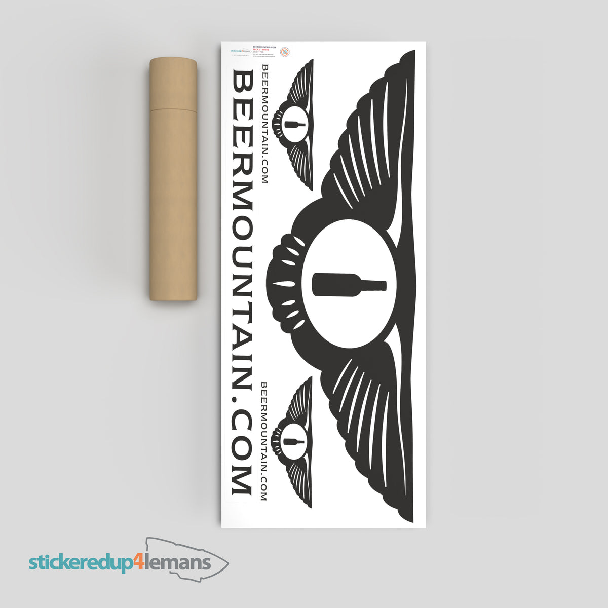Beermountain Sticker Pack 3 (Extra Large Logo)