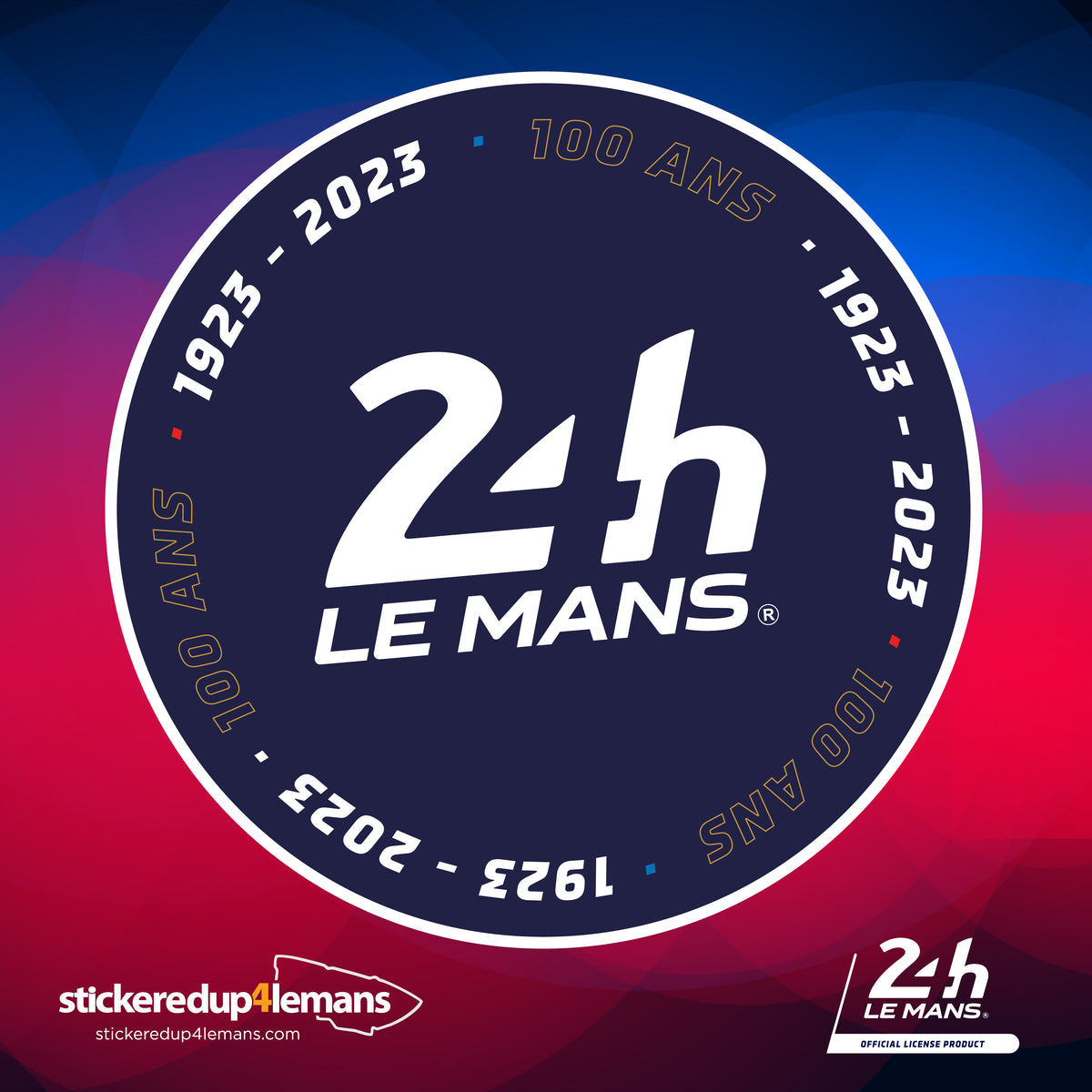Official Le Mans Centenary Roundel Sticker