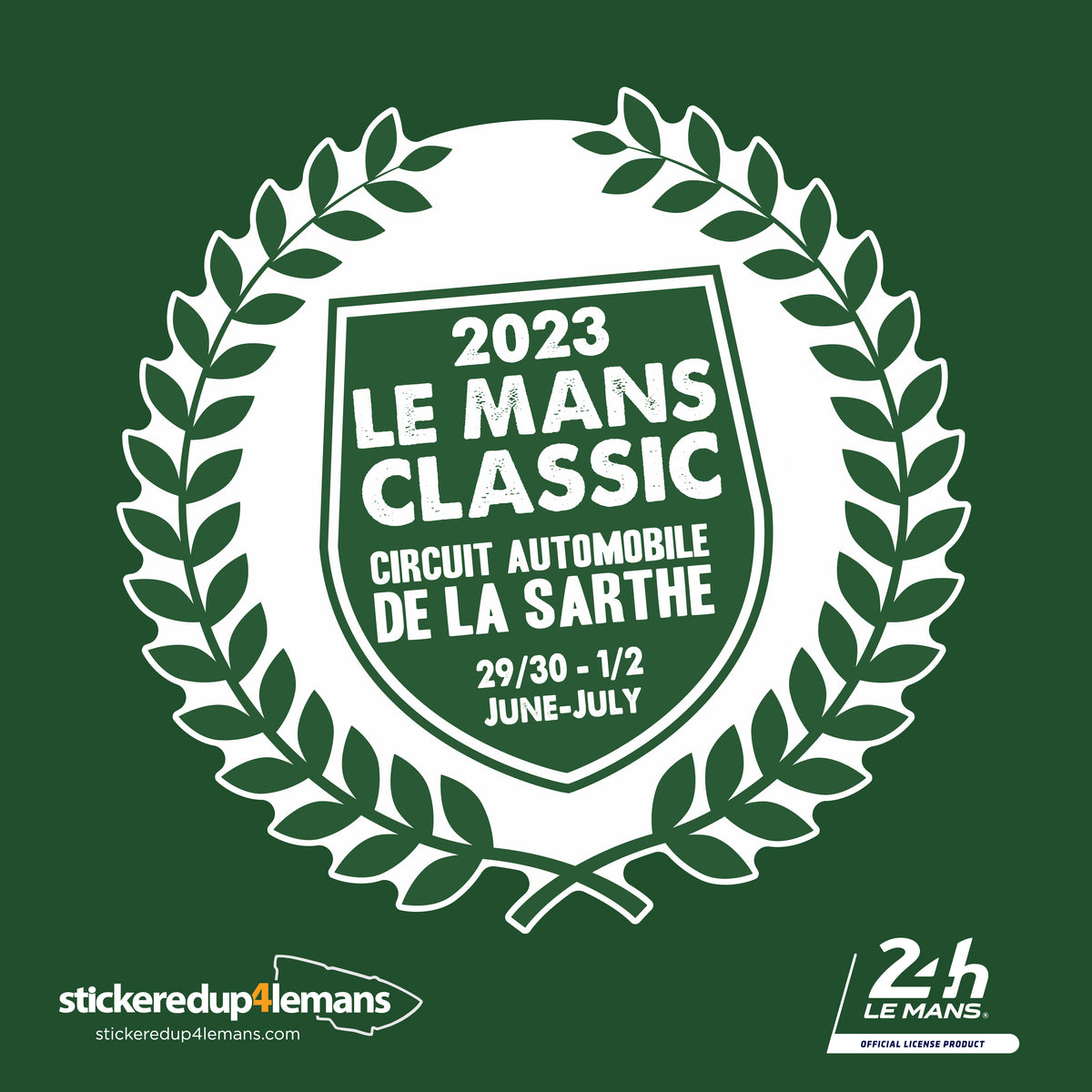 Le Mans Classic Racing Laurels Sticker