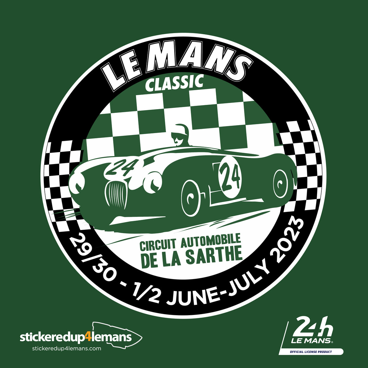 Le Mans Classic 2023 Roundel Sticker