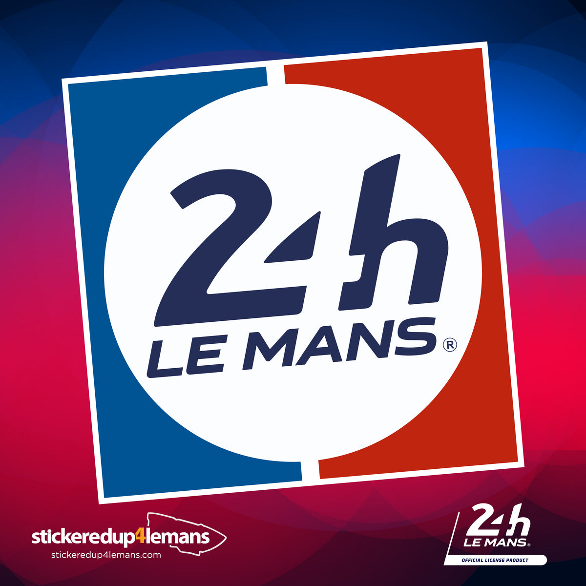 Official Le Mans 24h Le Mans Square Tricolore Number