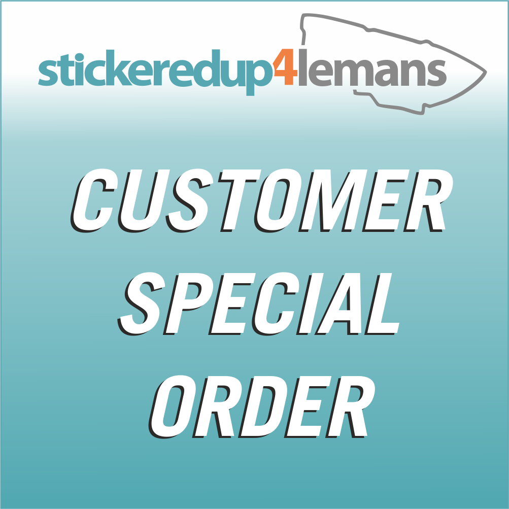 Special Order - 0086 - Porsche/Martini Stripe Kit - StickeredUp4LeMans