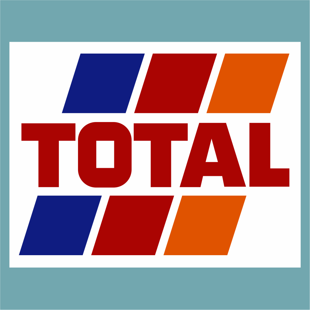 Total (old style) - Sponsor Logo - StickeredUp4LeMans
