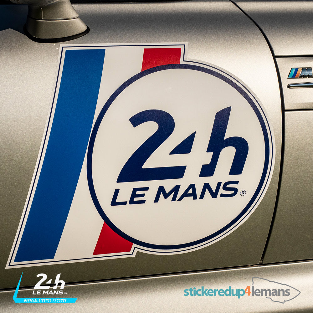Official Le Mans Side Panel Flag Logo Sticker (2 Large &amp; 4 Small) - StickeredUp4LeMans
