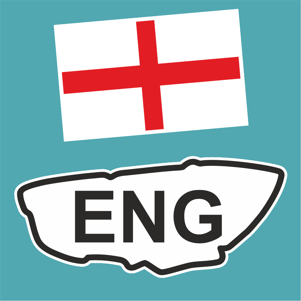 Country Identification Travel Stickers - Country Code & Flag ...